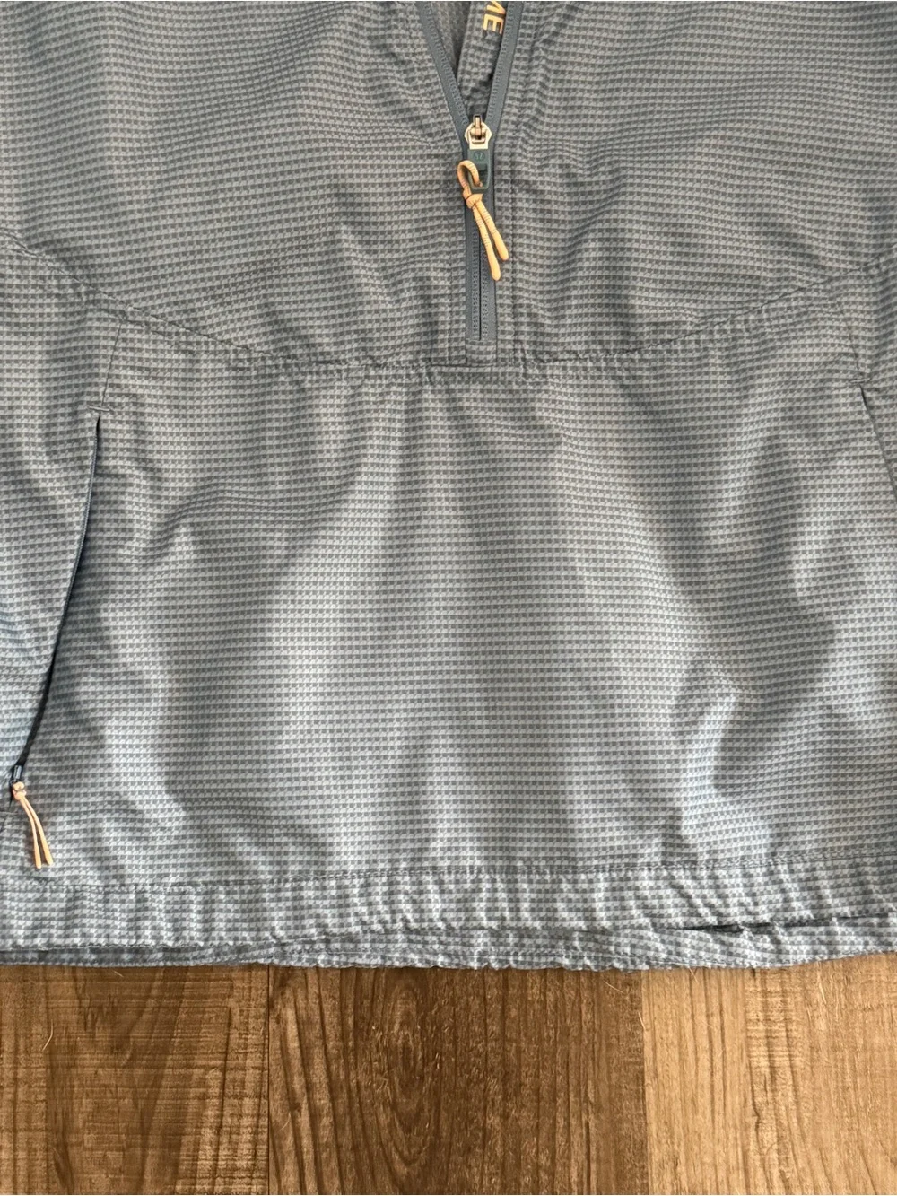 Lululemon Cinch-Back Half-Zip Hiking Pullover Utility Blue sz 6
